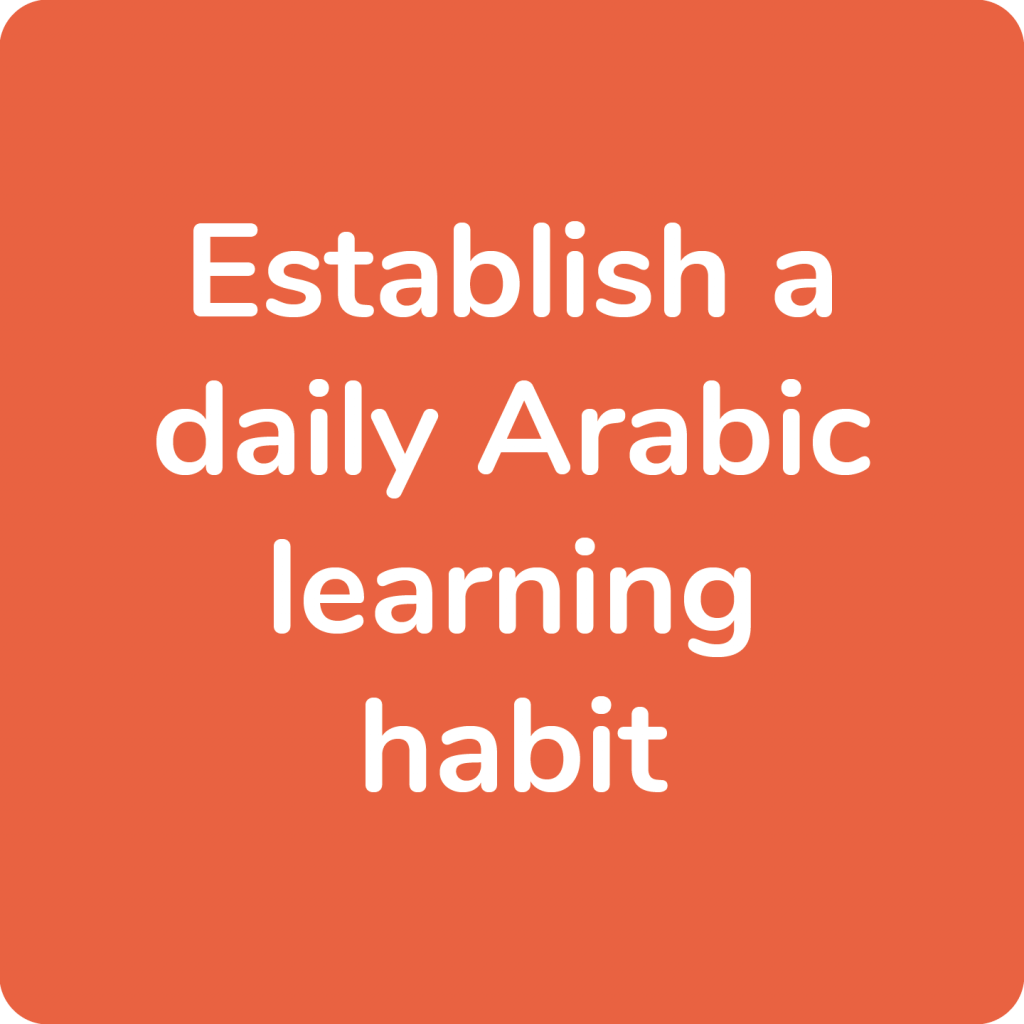 Establish daily habit